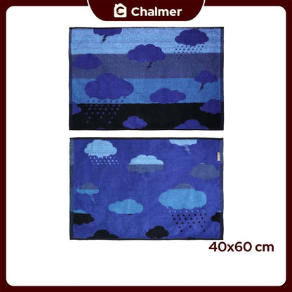 Keset Handuk Chalmer 40 x 60 cm Motif Bolak Balik