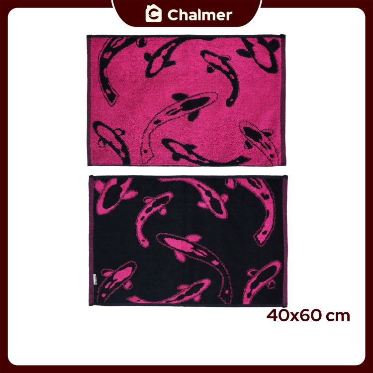 Keset Handuk Chalmer 40 x 60 cm Motif Bolak Balik